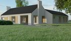 Projekt domu Kamp 3 - parterowy dom o powierzchni 176,96 m², dach dwuspadowy - ujęcie 5
