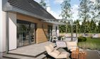 Projekt domu Victor bw - parterowy z poddaszem dom o powierzchni 129,90 m², dach dwuspadowy - ujęcie 4
