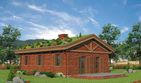 Projekt domu El Pinar szkielet drewniany - parterowy dom o powierzchni 79,69 m², dach dwuspadowy - ujęcie 2