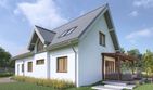 Projekt domu Tokio VII DCP190f - parterowy z poddaszem dom o powierzchni 151,45 m², dach dwuspadowy - ujęcie 2