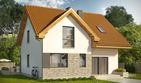 Projekt domu Riva - parterowy z poddaszem dom o powierzchni 144,90 m², dach dwuspadowy - ujęcie 2