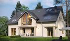 Projekt domu Maxima Nova 1 - parterowy z poddaszem dom o powierzchni 157 m², dach dwuspadowy - ujęcie 2