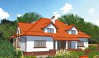 Projekt domu APS 025 - parterowy z poddaszem dom o powierzchni 172,60 m², dach kopertowy - ujęcie 2