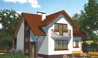 Projekt domu APS 061 - parterowy z poddaszem dom o powierzchni 144,90 m², dach dwuspadowy - ujęcie 2