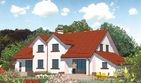 Projekt domu APS 066 - parterowy z poddaszem dom o powierzchni 125,80 m², dach dwuspadowy - ujęcie 2
