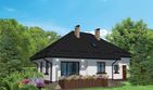 Projekt domu APS 212 - parterowy z poddaszem dom o powierzchni 137,70 m², dach kopertowy - ujęcie 2