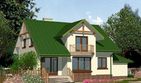 Projekt domu APS 008 + G - parterowy z poddaszem dom o powierzchni 140,20 m², dach dwuspadowy - ujęcie 2