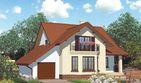 Projekt domu APS 085 - parterowy z poddaszem dom o powierzchni 168,90 m², dach dwuspadowy - ujęcie 2
