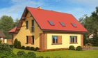 Projekt domu w Alabamie - parterowy z poddaszem dom o powierzchni 118,48 m², dach dwuspadowy - ujęcie 2
