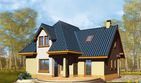 Projekt domu Kasjopea - parterowy z poddaszem dom o powierzchni 113,31 m², dach kopertowy - ujęcie 2