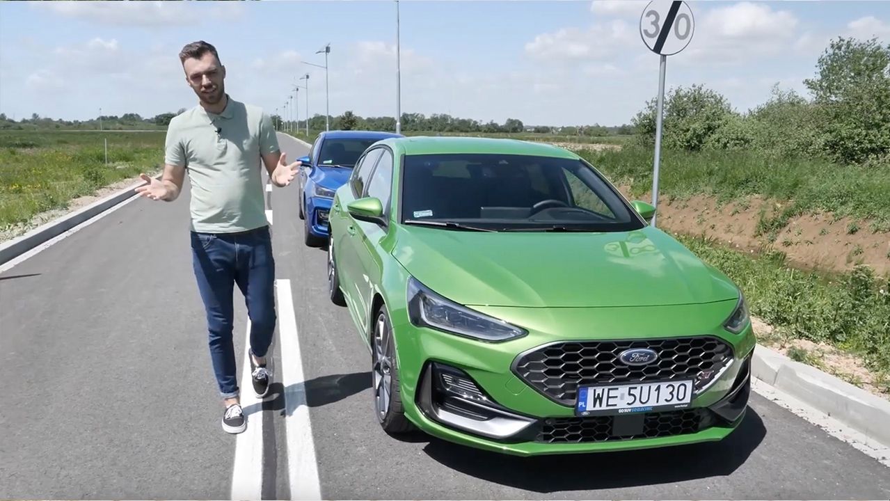 Test Co daje eLSD? Ford Focus ST vs. STLine
