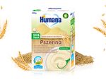 Humana 100% Organic Kaszka bezmleczna pszenna dla niemowląt po 6. miesiącu życia (200 g)
