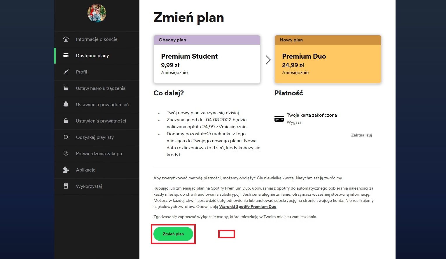 Jak Zmienic Nazwe Uzytkownika Na Spotify