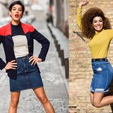 Spódnica jeansowa – trend z ulic i fashion weeków 2021/2022. Wykorzystaj go w modnych stylizacjach!