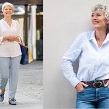 Jakie spodnie dla 50-latki wybrać do 99 zł? Podstawa stylizacji w modzie dla seniorek