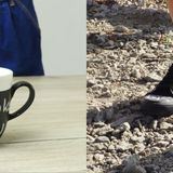 Kubek i trampki do malowania kredą - DIY