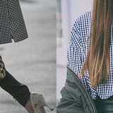 Kratka vichy w modnych stylizacjach. Sprawdź, jak nosić kultową francuską kratkę gingham na co dzień