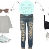 MUST HAVE - podarte jeansy