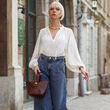 8 stylizacji z szerokimi spodniami na jesień 2021, które zachwyciły nas na Instagramie