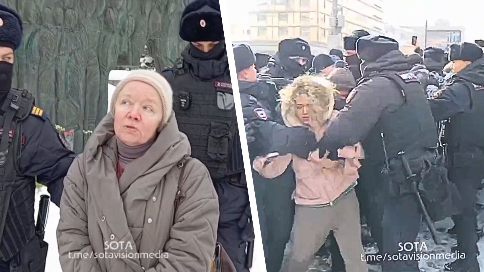 Russia Sees Nationwide Protests After Navalnys Death Nearly 300 Arrested