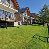 Domki nad jeziorem, Kaszuby, linia brzegowa, sprzęt wodny (4)