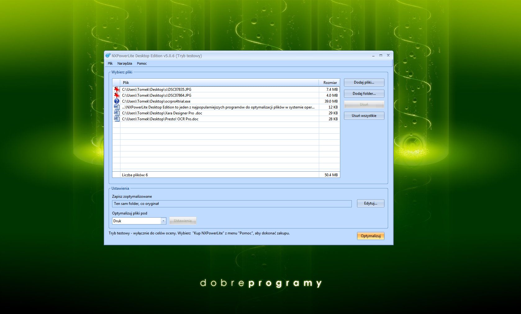 download the new for windows NXPowerLite Desktop 10.0.1