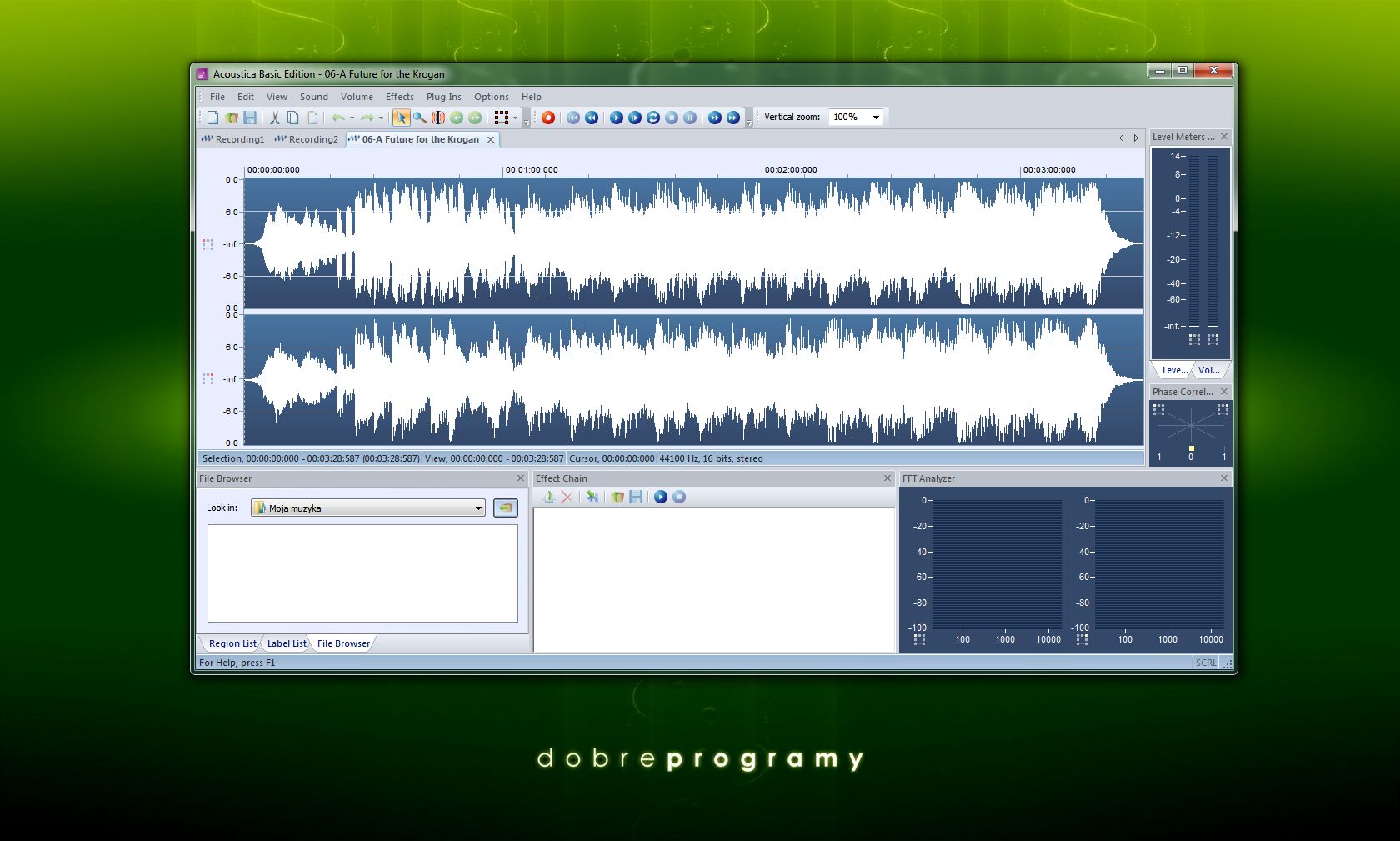 acoustica 7 bpm dtection