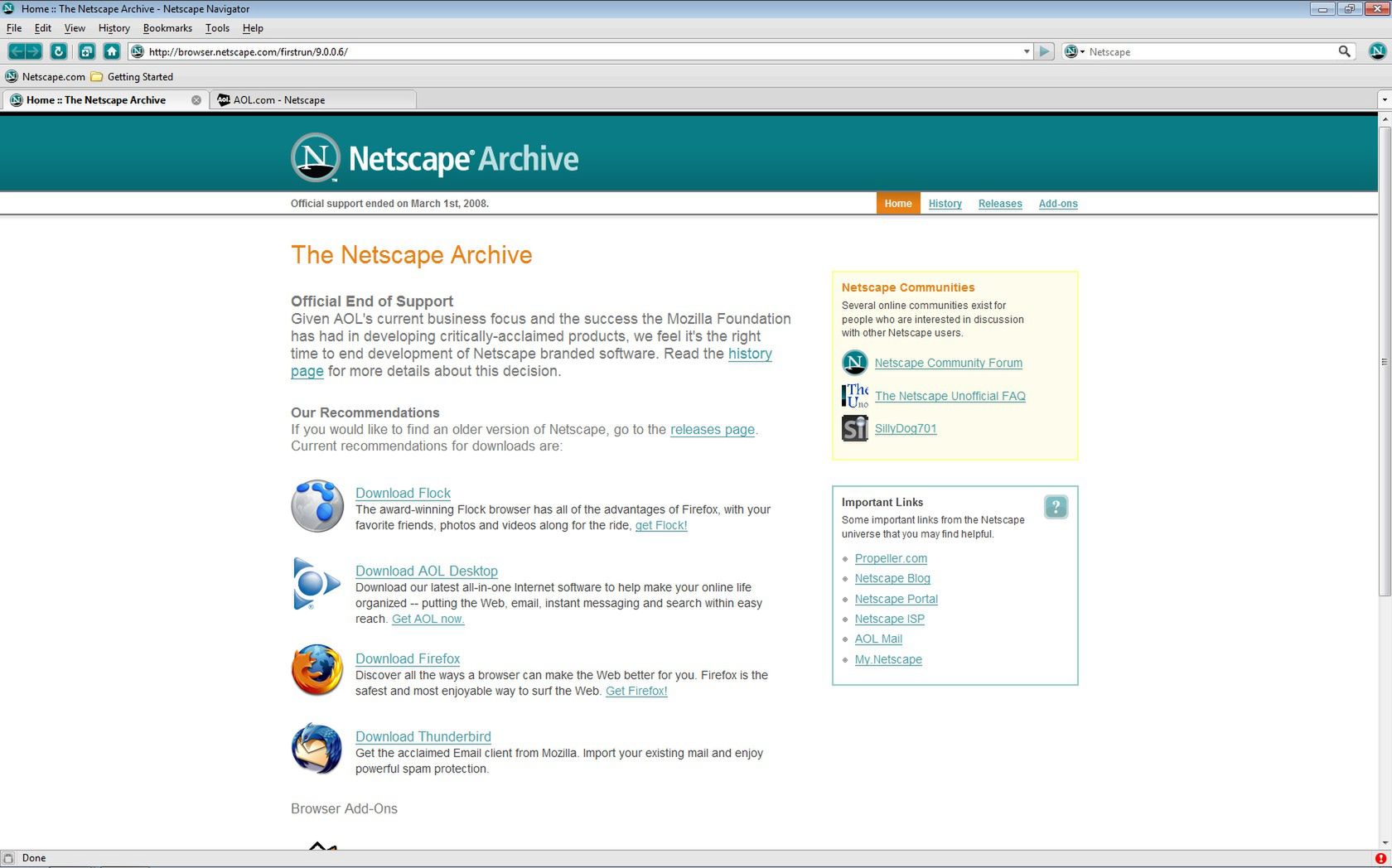 Netscape 9.0.0.6 dobreprogramy