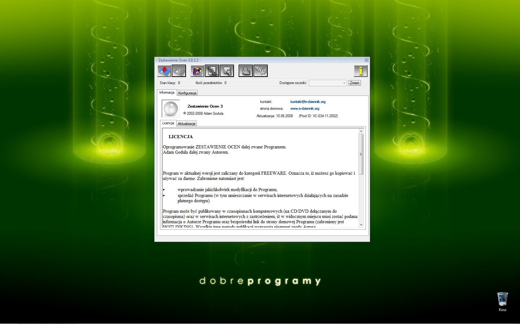 Zestawienie Ocen 3.0.2.4 - dobreprogramy