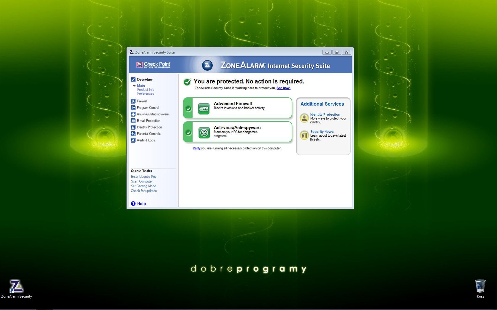 ZoneAlarm Security Suite 11.0.000.504 dobreprogramy