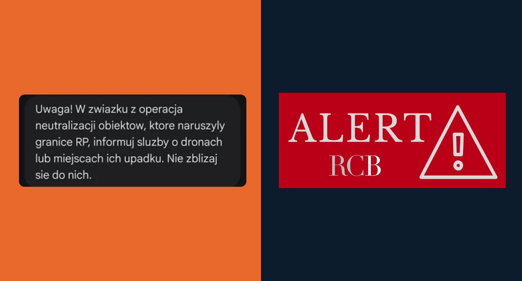 Polacy dostają alert RCB. W mazowieckim dopiero po 9 rano