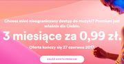 Spotify Premium - 3 miesiące za 99 groszy