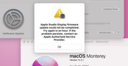 Nieudany debiut monitorów Apple Studio Display. Problem goni problem.
