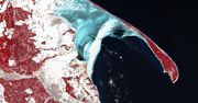 Zamarznięta Polska z kosmosu. Sentinel-2 uchwycił niezwykłe kadry
