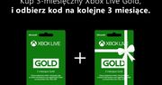 Xbox Live Gold - kup na 3 miesiące, korzystaj pół roku
