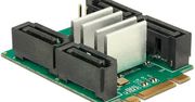 Zamień M.2 na 4 x SATA z Delock 62850