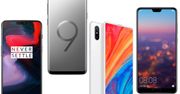 OnePlus 6 vs Galaxy S9+ vs Xiaomi Mi Mix 2s vs Huawei P20 Pro - porównanie specyfikacji