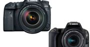 Canon EOS 6D Mark II i EOS 200D - duża i malutka lustrzanka, z dużą i mniejsza matrycą