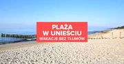 Plaża w Unieściu. Wakacje bez tłumów