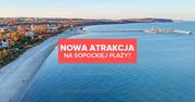 Nowa atrakcja na plaży w Sopocie? Tajemnicza rura przyciąga turystów