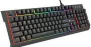 Klawiatura hybrydowa z podświetleniem i hubem - Genesis Thor 200 RGB