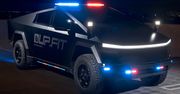 Jest cichy, ale wygląda groźnie. Oto patrolowy Cybertruck