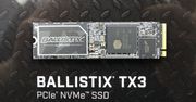Crucial szykuje wydajne nośniki Ballistix TX3 pod M.2