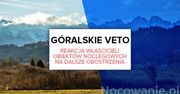 Góralskie veto. Reakcja właścicieli obiektów noclegowych na dalsze obostrzenia