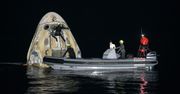 Po raz pierwszy kapsuła z czterema osobami powróciła z Kosmosu - zobacz lądowanie na wideo
