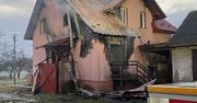 Pożar dachu budynku jednorodzinnego w gminie Waśniów