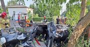 Tragedia. Nie żyje jedna osoba po wypadku drogowym