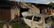 Pożar garażu i samochodu wyposażonego w instalacje gazową w miejscowości Janik