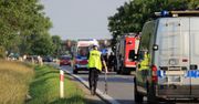 Wypadek z udziałem motocyklisty