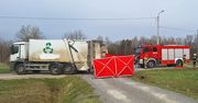 Śmiertelny wypadek. Cofająca śmieciarka potrąciła 40-latka